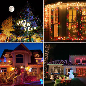 OMIKA versatile 50ft string lights for indoor and outdoor decor.