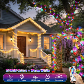 OMIKA rgb-warm-white modes for flexible scene settings.