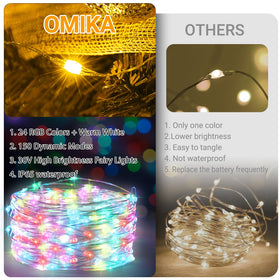 OMIKA UL-certified 30V adapter ensures safe and bright operation.