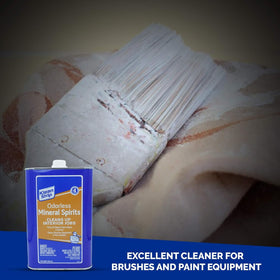 Furniture refinishing with OMNI DEPOT Klean Strip odorless mineral spirits for even coating