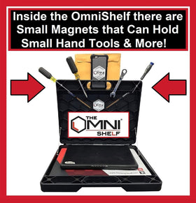 Honeycomb design reinforces The OmniShelf's sides for added durability.