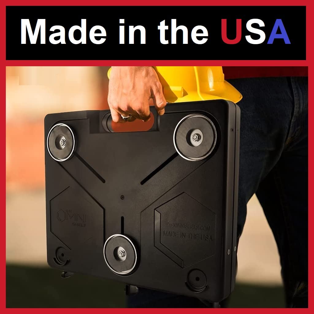Made in the USA, The OmniShelf blends durability with portability.