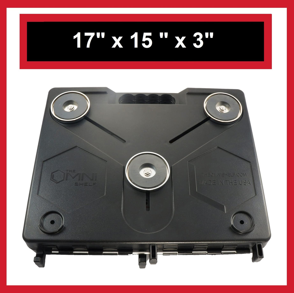 Stainless bolts and nuts secure mounts to metal surfaces.