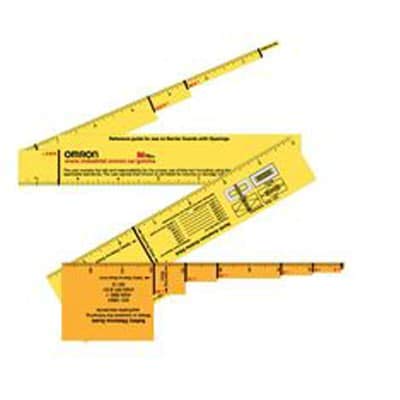 Omron Universal Gotcha Stick with Safe Distance Scale for fast, precise measurements in metric and US units.