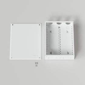 14W x 3.6D enclosure fitting standard wall spaces