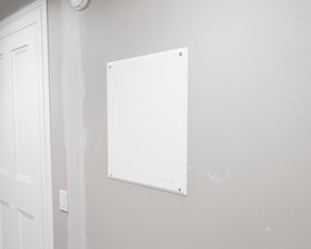 Top openings of the On-Q enclosure simplify wire pulling during setup
