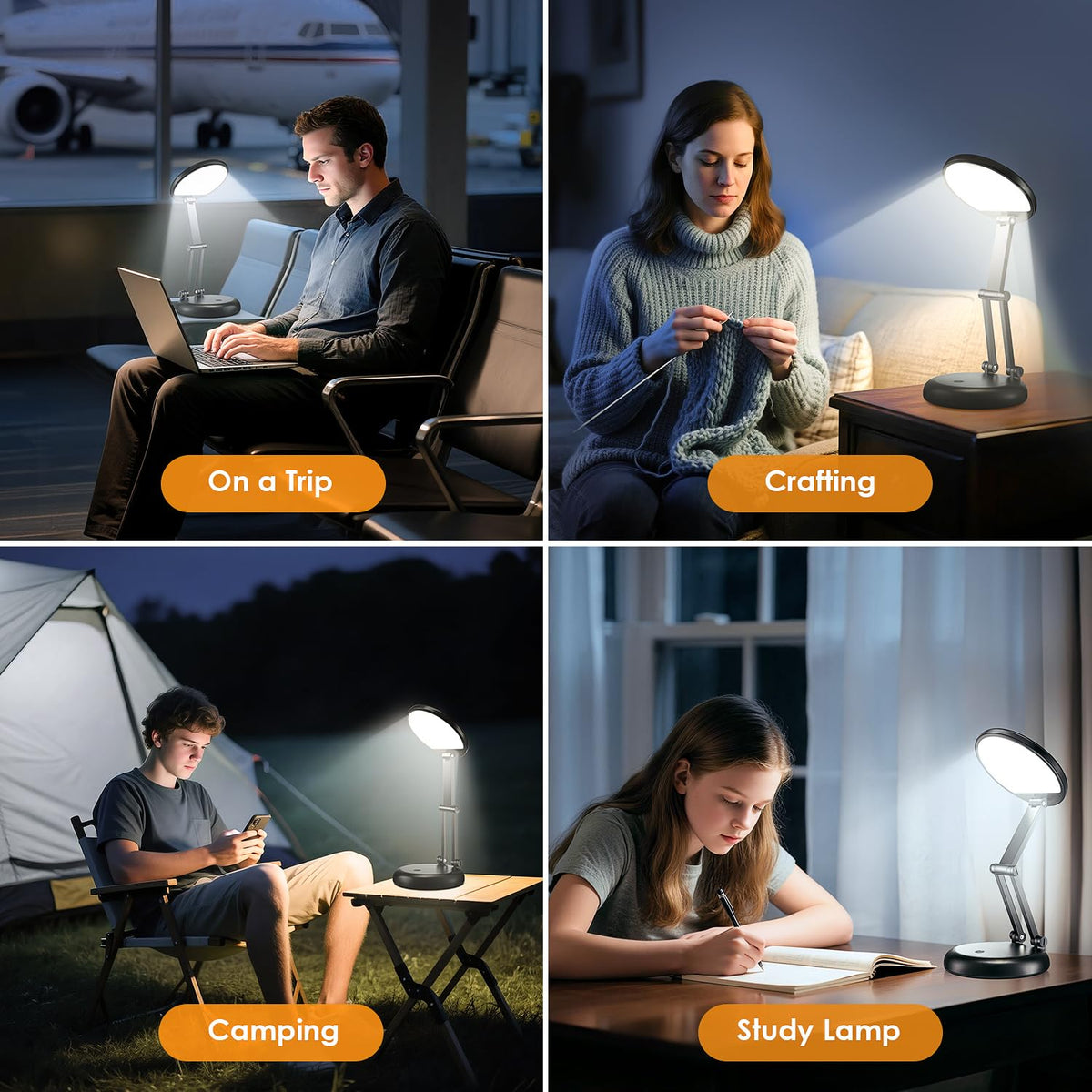 One Fire wireless lamp ideal for emergencies and blackout prep.