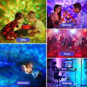 One Fire Galaxy Projector enhances bedroom decor with celestial ceiling visuals.