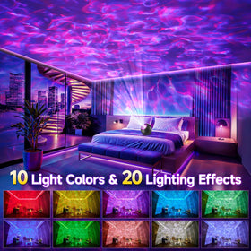 One Fire Galaxy Projector with colorful nebulae lighting enhances mood in any room.