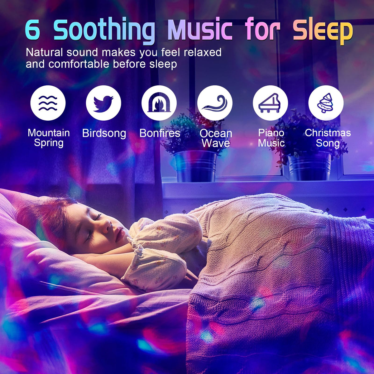 One Fire Galaxy Projector HiFi Bluetooth speaker delivers clear, immersive room sound.