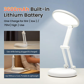 One Fire LED desk lamp with warranty support for confident shopping.