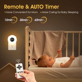 One Fire Night Light Clock plug-in design fits any outlet
