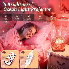 One Fire woodgrain base crystal ball adds a stylish soft glow
