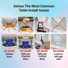 One-N-Done provides universal compatibility for various flange types and depths.