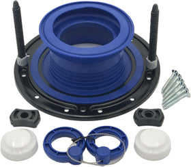 One-N-Done toilet flange repair kit seals a cracked or low flange for a steady install.