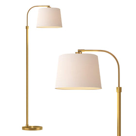 Oneach 62-inch gold arc floor lamp creates a dramatic focal point in living rooms.