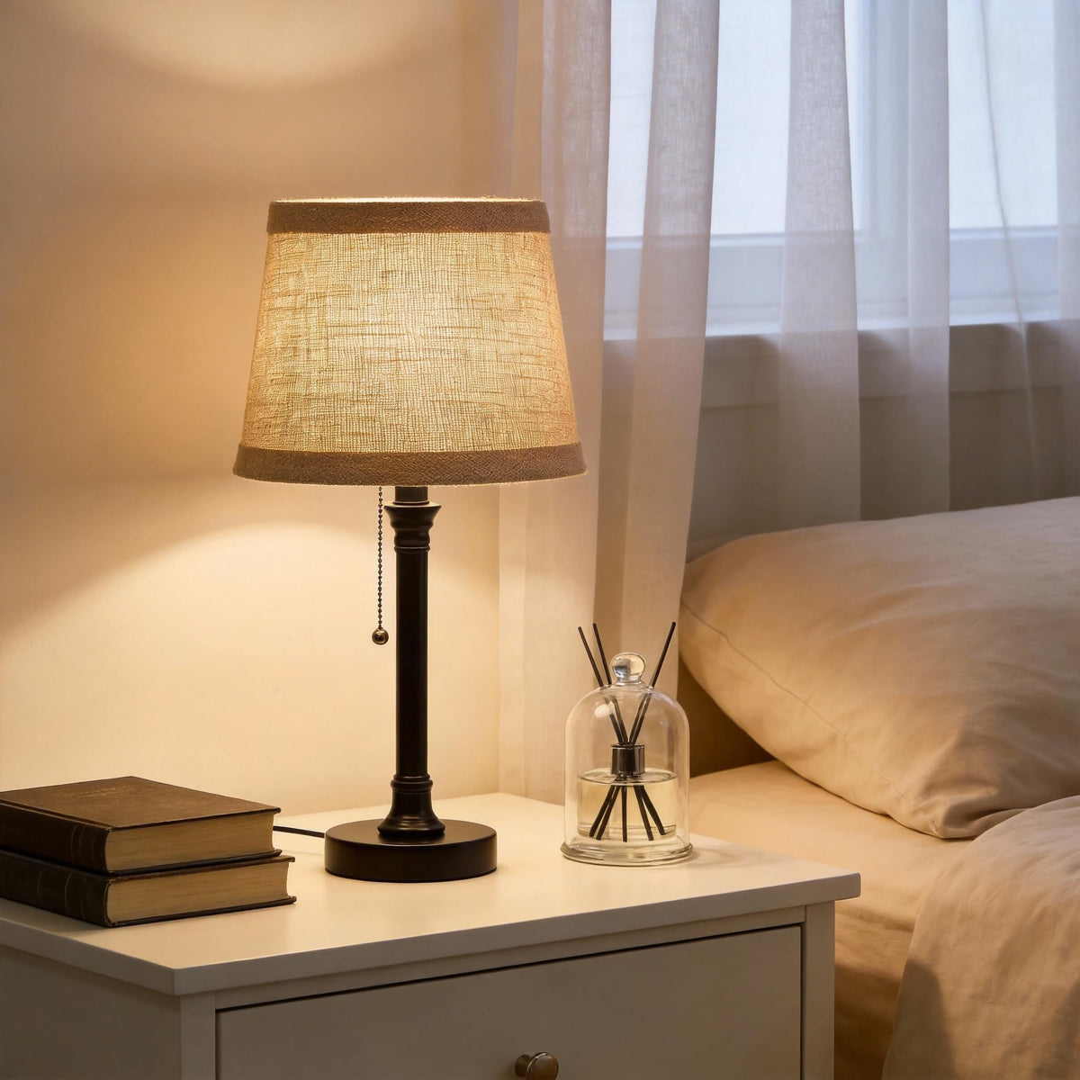 Oneach modern bedroom decor lamp complements contemporary furniture.