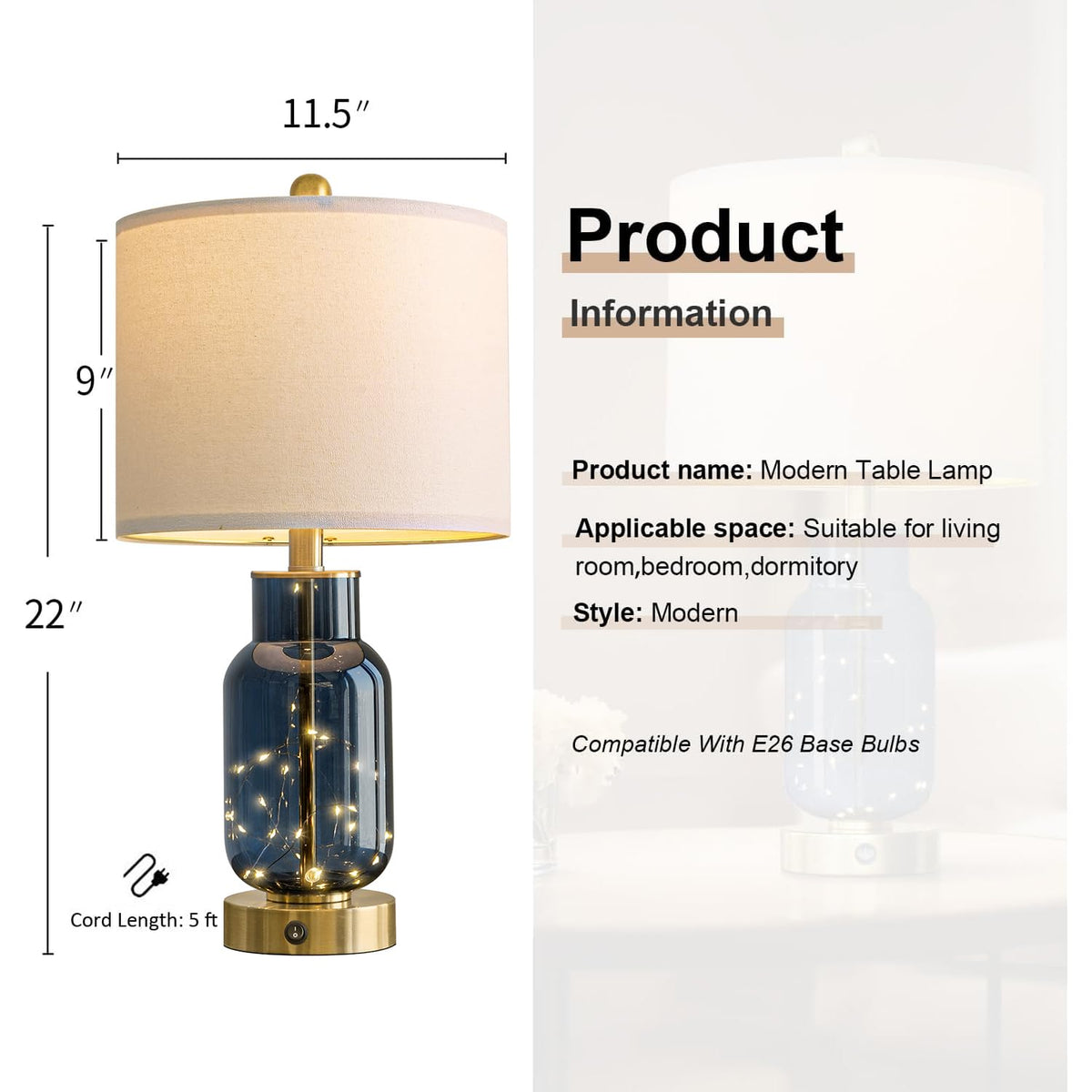 Oneach night-light glow enhances bedside ambiance softly