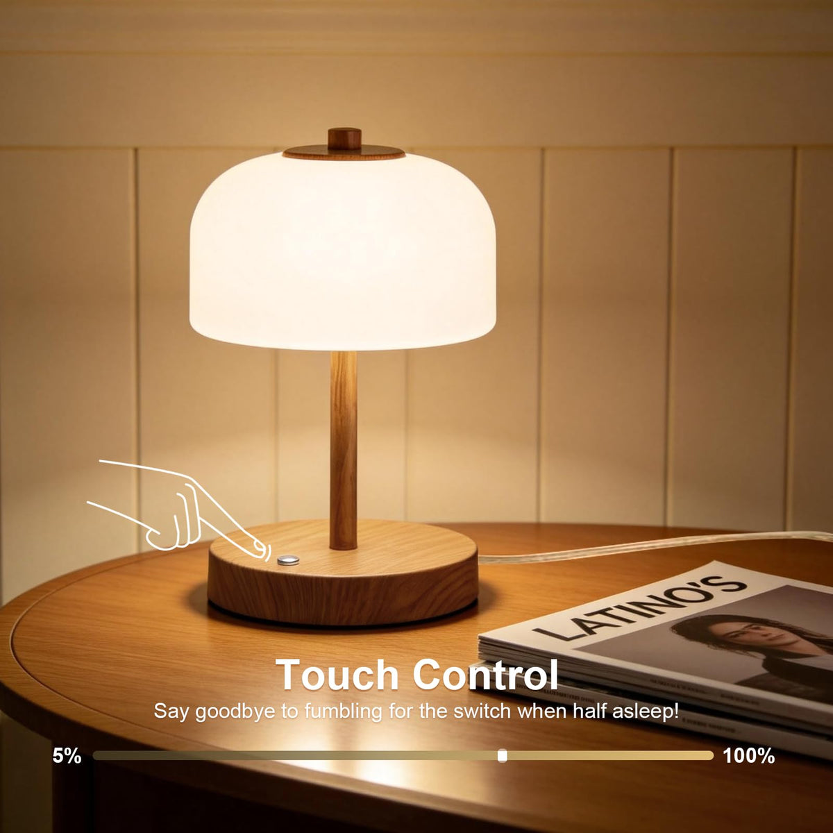 Oneach three-color temperatures lamp adapts from warm to white light
