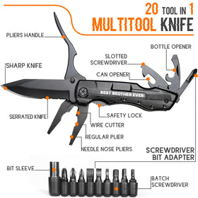ONEAGE Best Brother Ever multitool showcased as a thoughtful Christmas gift.