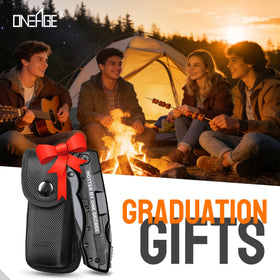 ONEAGE hiking camping setup with multitool included for outdoor adventurers.