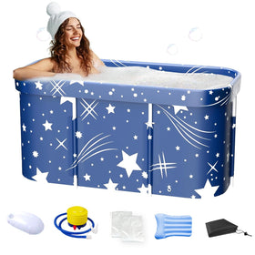Onebook portable bathtub foldable setup for quick home spa sessions.