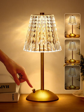 One Fire Crystal Cordless Lamp ambient glow for cozy spaces.