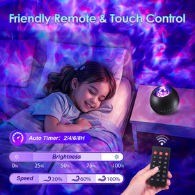 One Fire Galaxy Projector Bluetooth music syncs lights to your soundtrack.