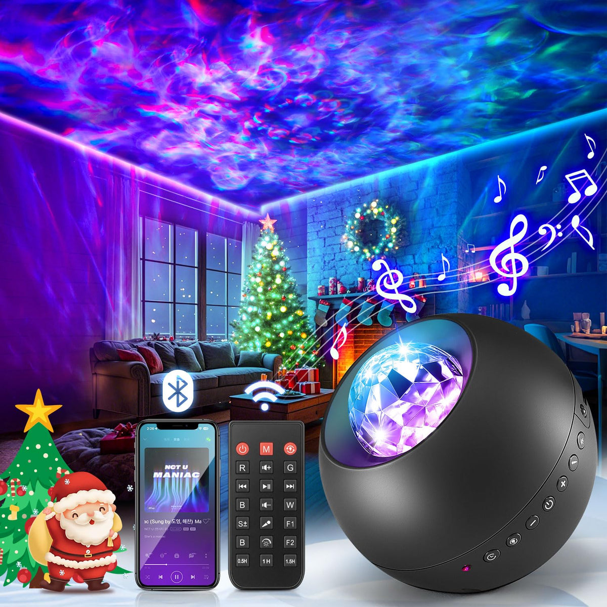One Fire Galaxy Projector kid-friendly decor for teen bedrooms.