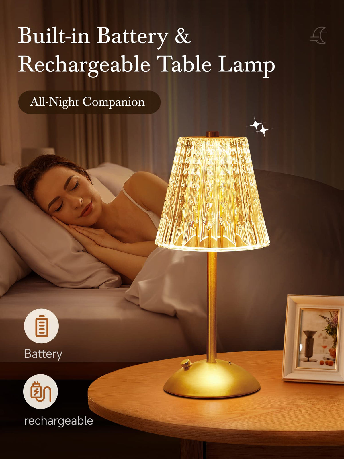 One Fire Crystal Lamp makes a thoughtful gift for meaningful occasions.