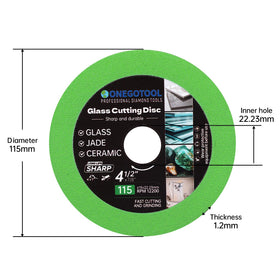 ONEGOTOOL diamond-embedded edge shows durable cutting performance
