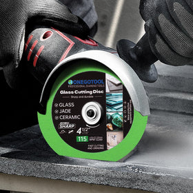 ONEGOTOOL discs suitable for ceramics, glass, jade, crystal, and stone