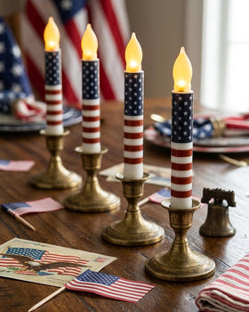 ONEIHOMM glow candles on a dinner table create ambiance