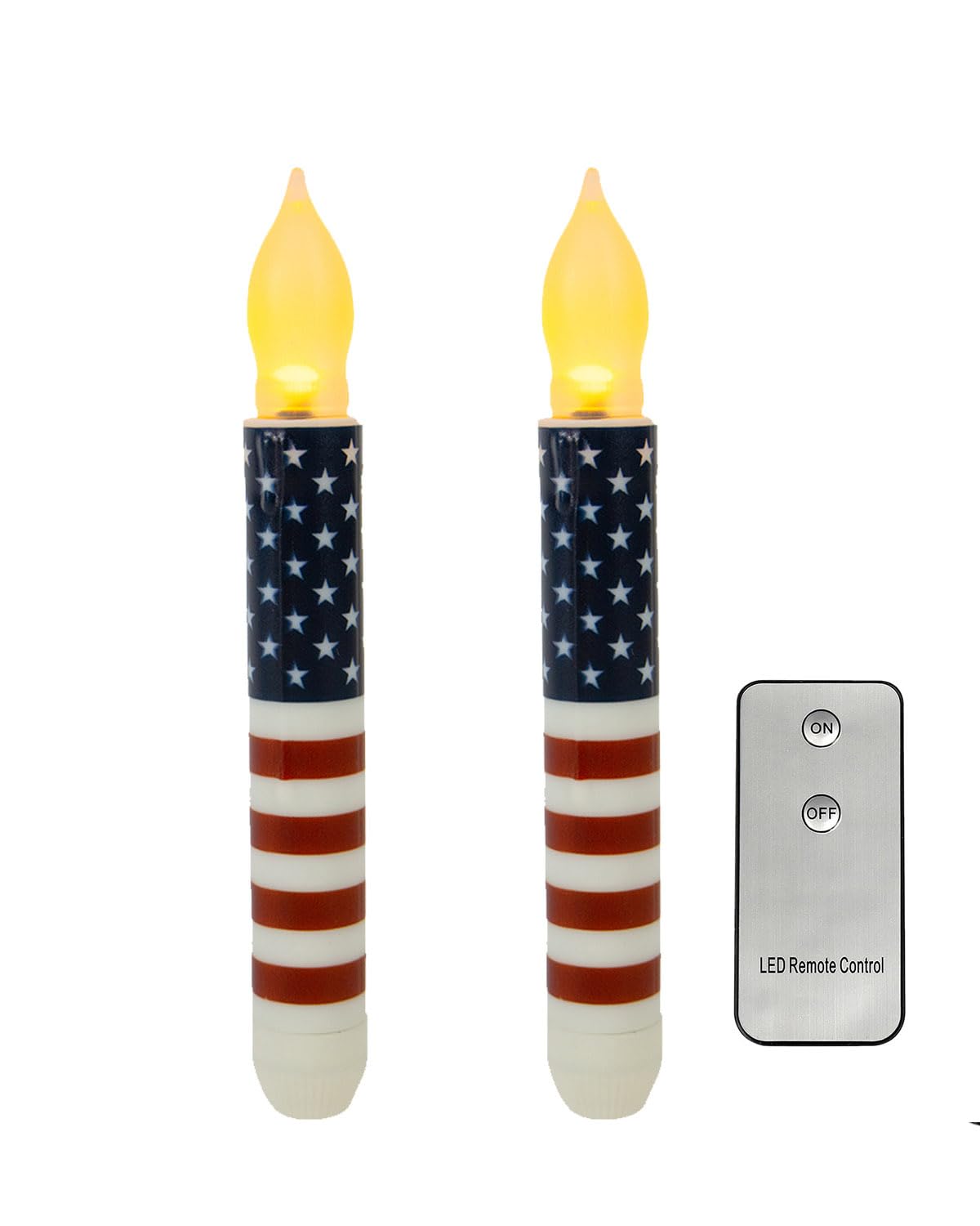 ONEIHOMM packaging shows two candles and a remote for easy setup
