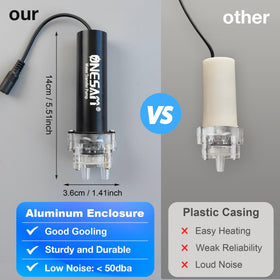 ONESAM adjustable-speed control demonstrates versatile flow for precise transfers.