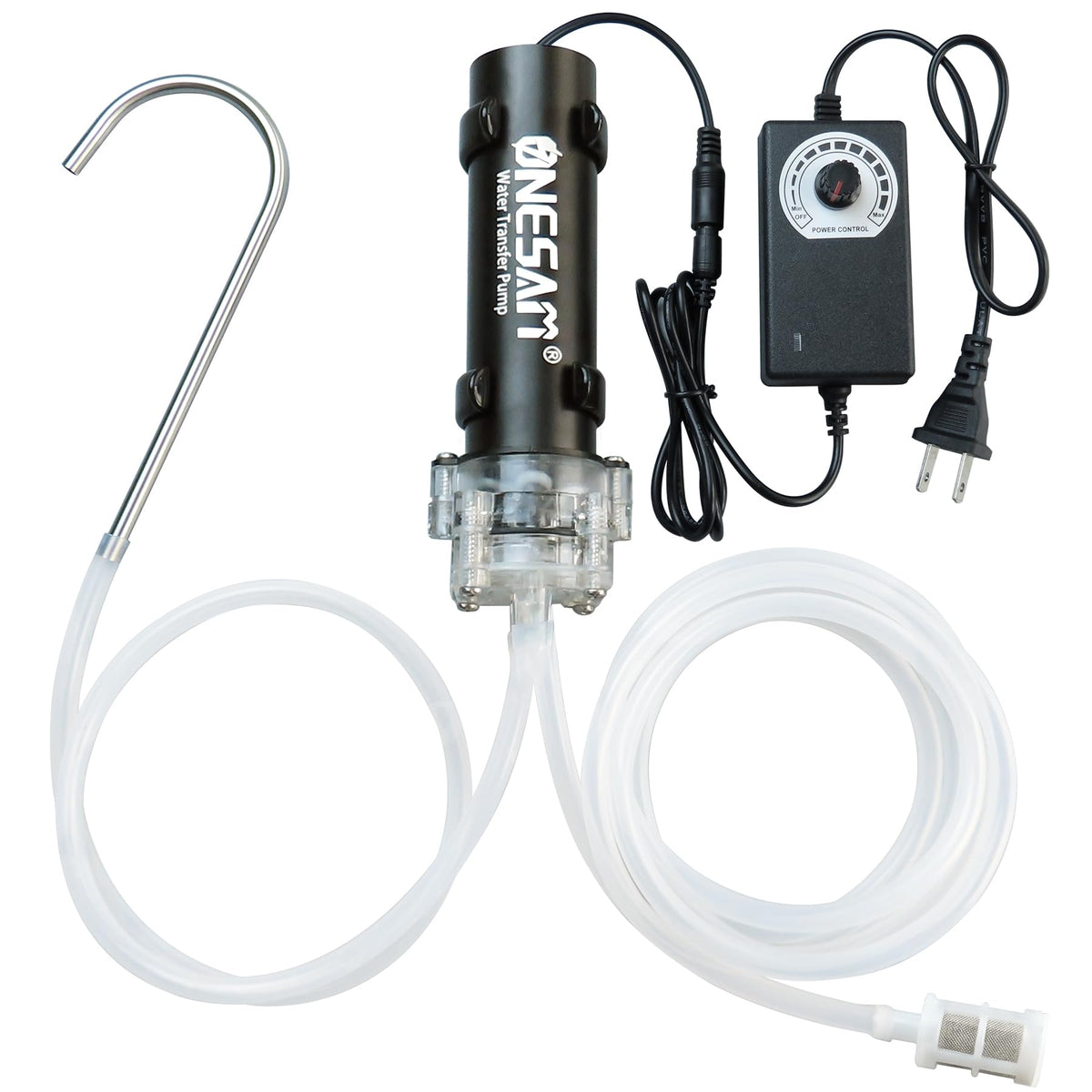 ONESAM food-grade pump close-up shows safe liquid transfer for beverages and syrups.