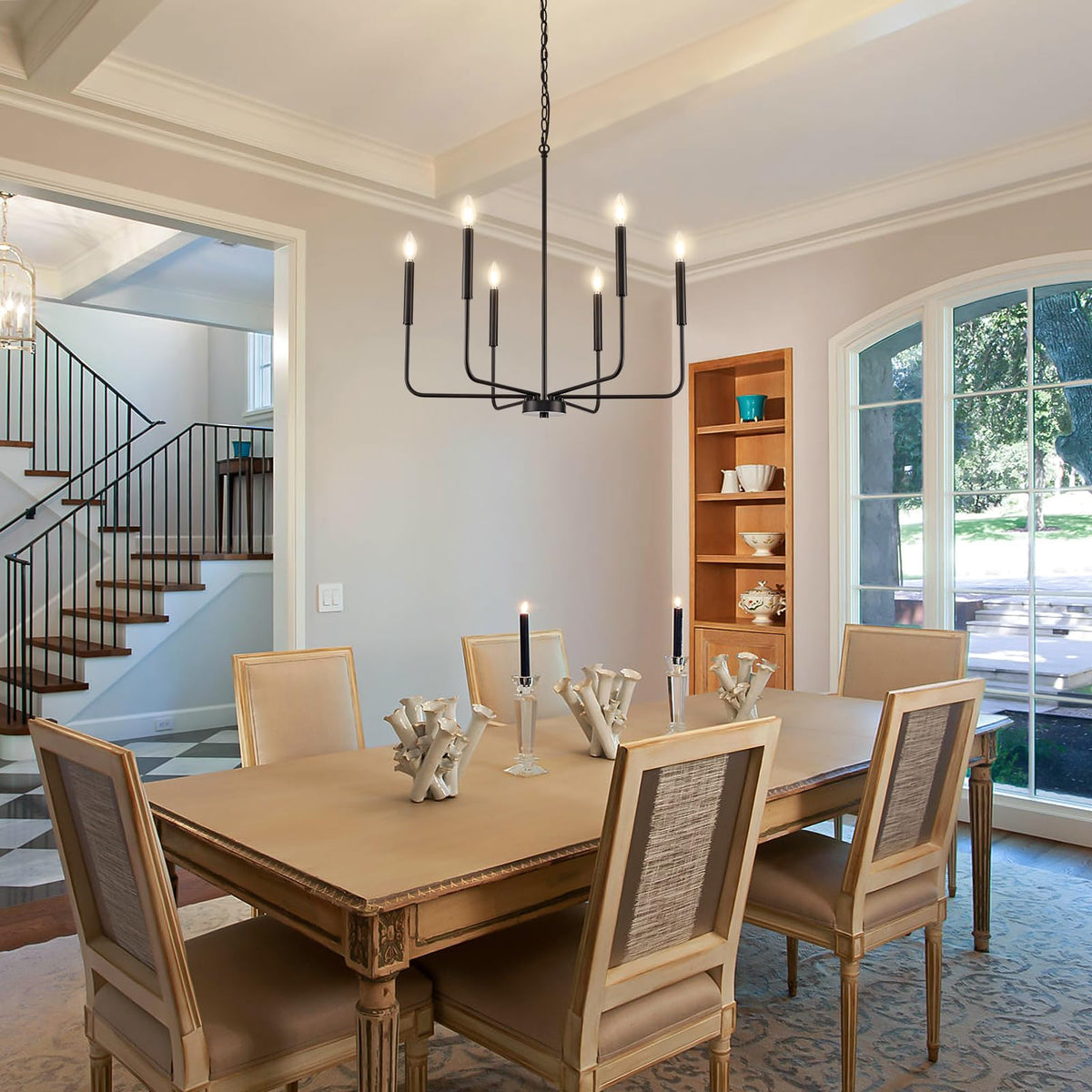 ONESMING open tubular frame adds contemporary flair and durable finish