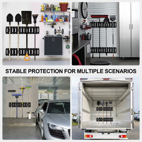 Onesnt trailer organization with tools neatly mounted
