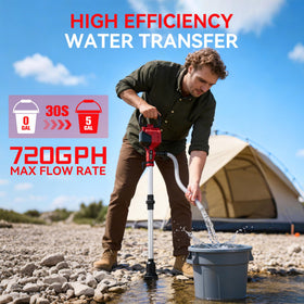 ONEVAN dual 3000mAh batteries powering extended pumping