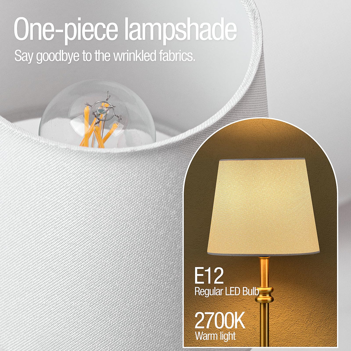 ONEWISH lamp charging via USB-C for quick, easy power