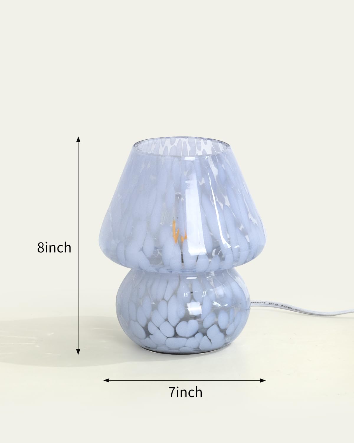ONEWISH gift idea: Murano-style blue glass lamp