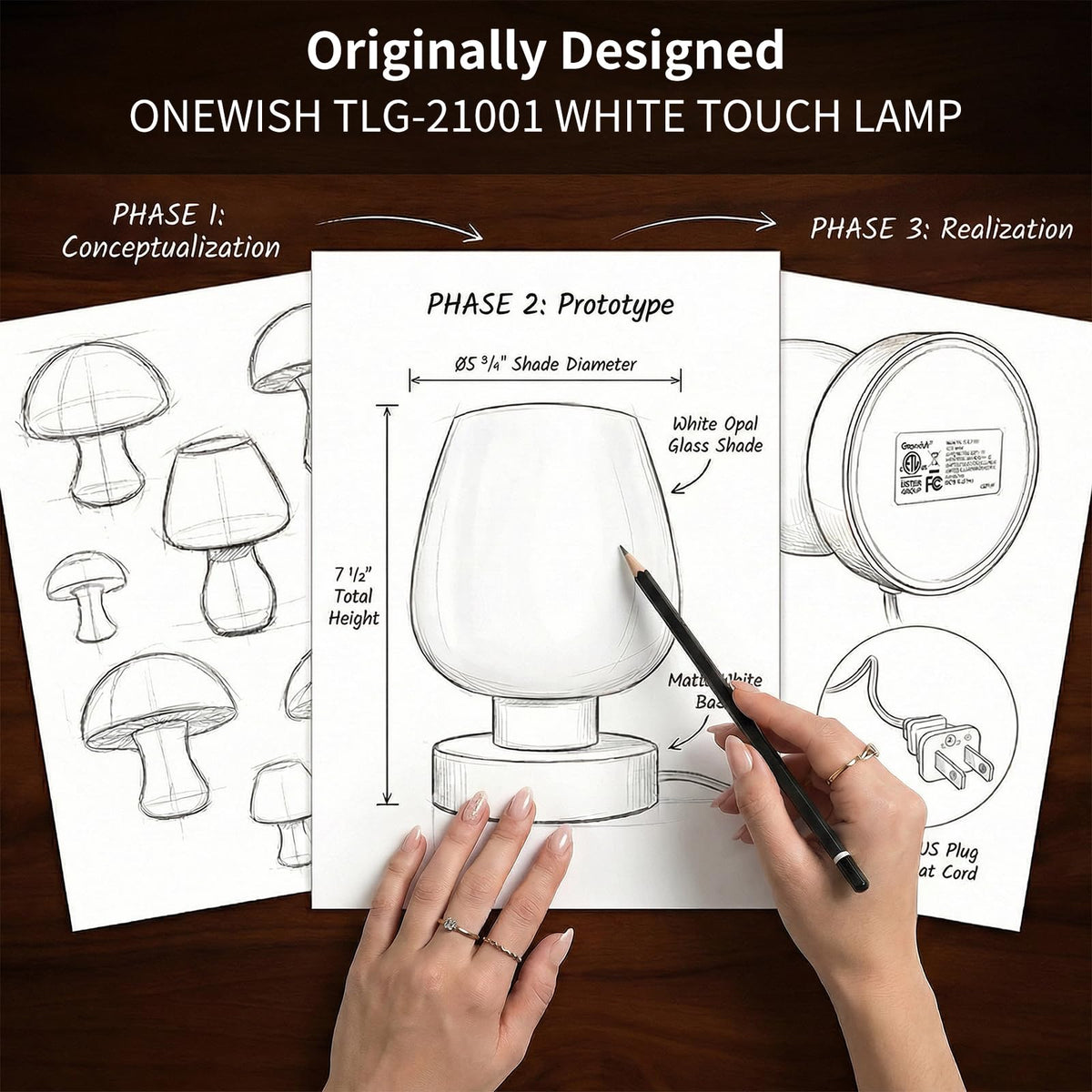 ONEWISH warm white 2700K light creates a cozy mood.