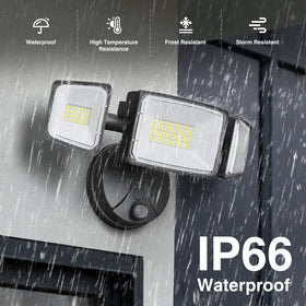 Onforu 11000 lumen LED flood light with broad beam range