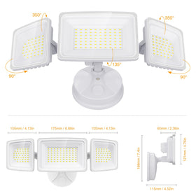 Onforu 130W LED security light energy-saving brightness for everyday exterior lighting