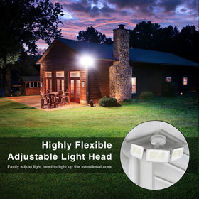 Onforu 130W LED security light IP65 rating for rain-ready outdoor performance