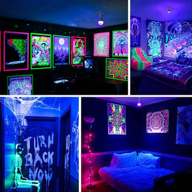 Onforu bulb suits Halloween and neon party vibes anywhere.