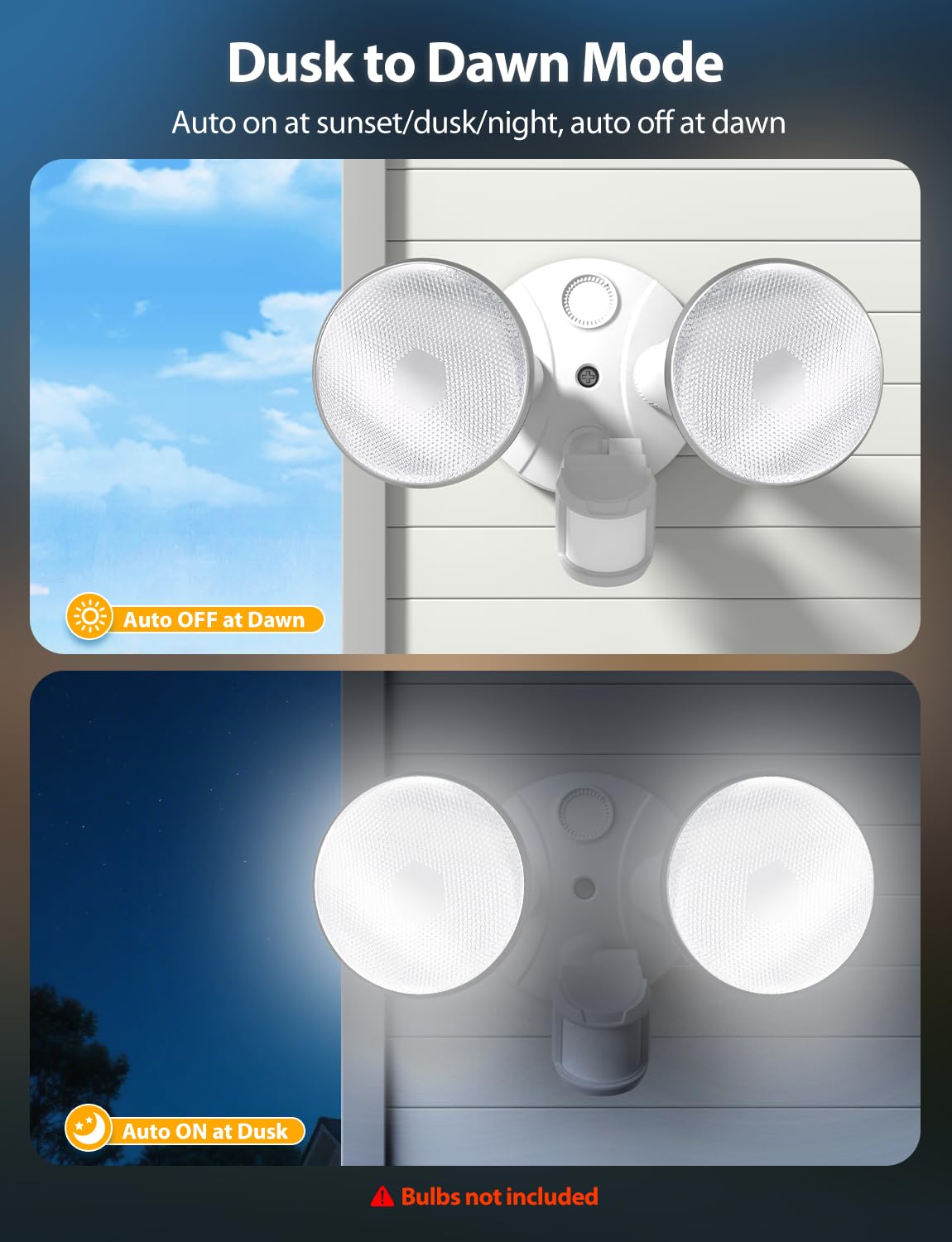 Onforu 360-degree horizontal rotation enabling flexible light direction
