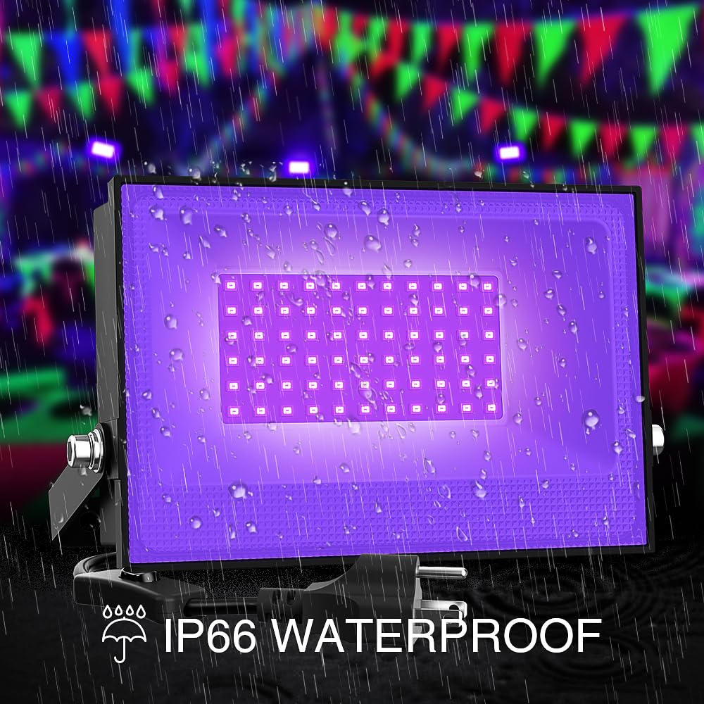 Onforu 38W blacklight finned heat sink helps maintain cooler operation