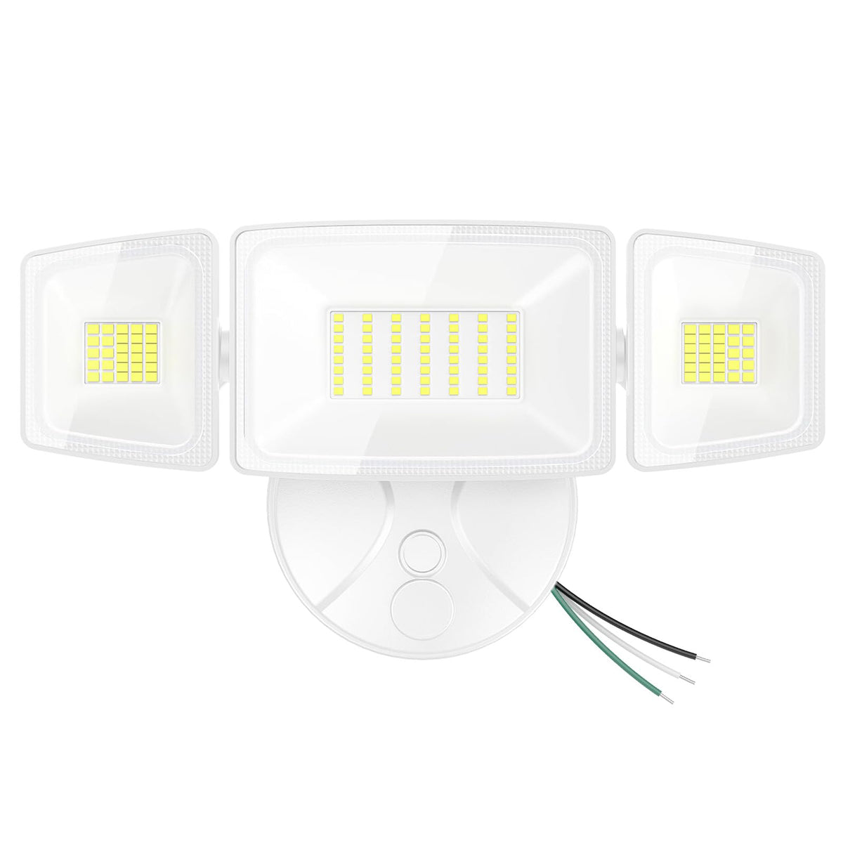 Onforu 75W flood light, front view, bright outdoor coverage for driveways