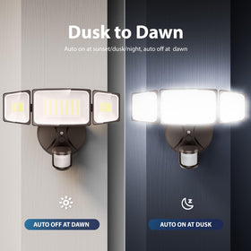 Onforu outdoor flood light installation steps guide
